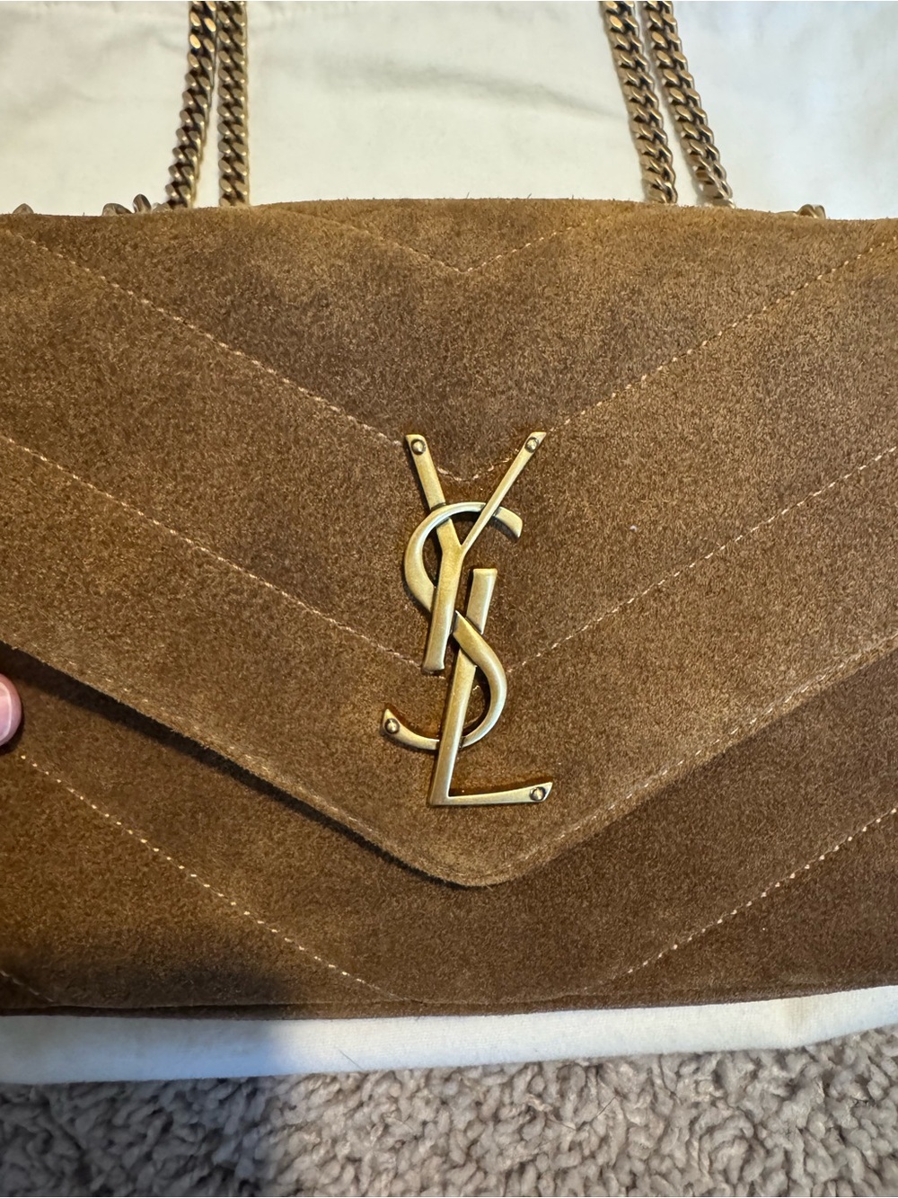 Saint Laurent Lou Lou Small Suede - Picture 2 of 7